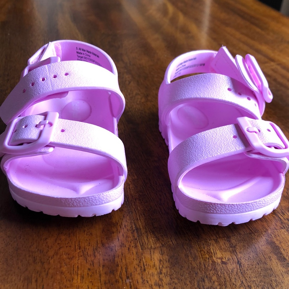 Pink sandals